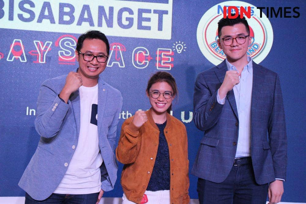 Pers Conference Bear Brand, Senayan City. 14 November 2019. IDN Times/Geralda Talitha