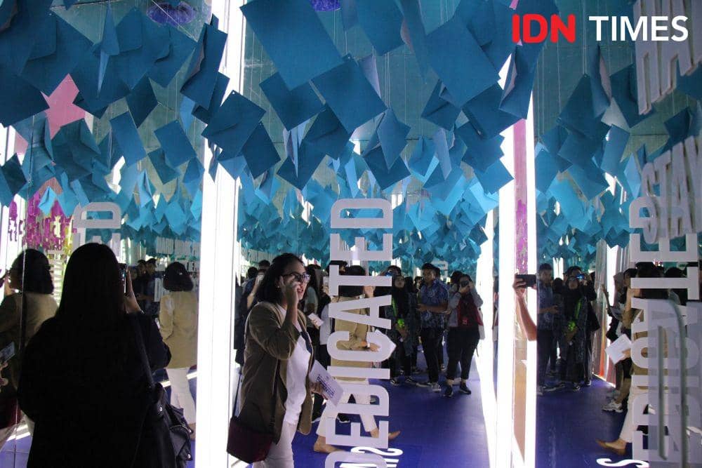 Salah satu spot di #BisaBanget Playspace, Senayan City. 14 November 2019. Dok.Bear Brand