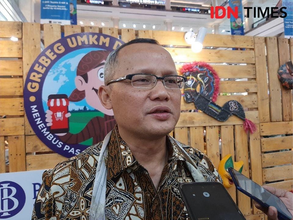 Kepala KPw BI DIY Hilman Tisnawan Grebeg UMKM DIY 2019 Bank Indonesia. IDNTimes/Holy Kartika