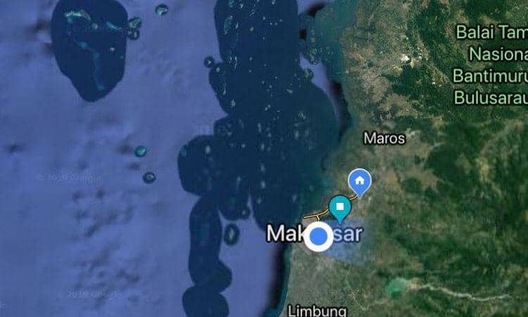 Kawasan Spermonde Sulsel di Perairan Makassar / Walhi Sulsel