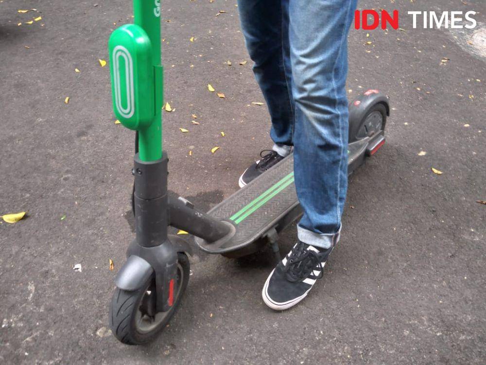 Otopet Listrik Grabwheels (IDN Times/Lia Hutasoit)