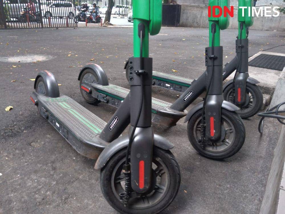 Otopet Listrik Grabwheels (IDN Times/Lia Hutasoit)