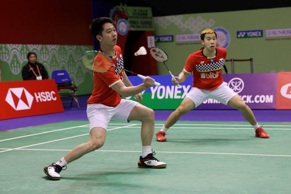 Kevin Sanjaya Sukamuljo/Marcus Fernaldi Gideon gugur di babak perempat final Hong Kong Open 2019