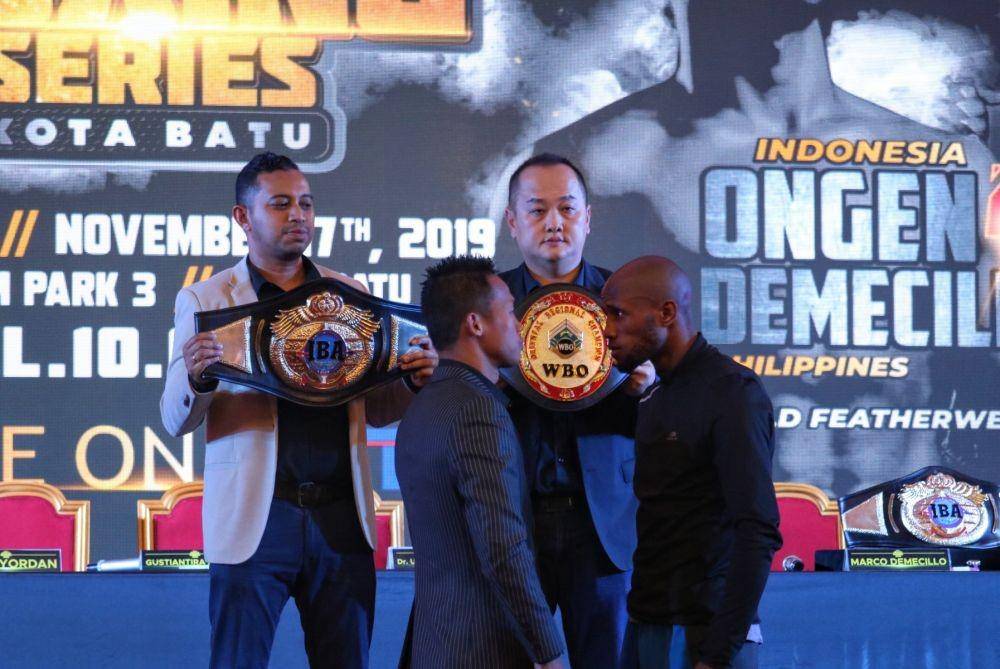 Daud Yordan yakin bisa rebut gelar dengan mengalahkan Michael Mokoena. IDN Times/ Alfi Ramadana