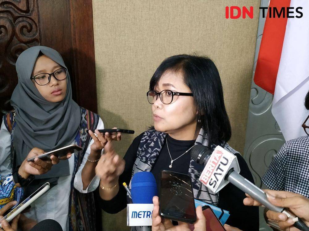 Kepala Kantor Wilayah Ditjen Perbendaharaan NTT, Lydia Kurniawati Christyana. (IDN Times/Hana Adi Perdana)
