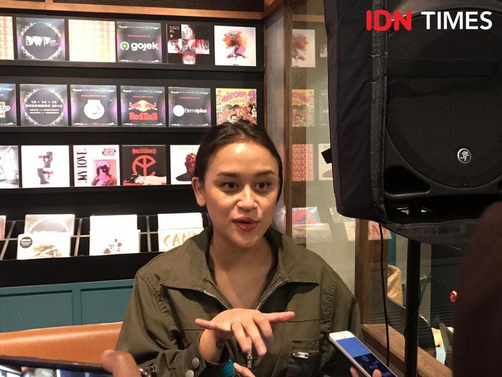 Sarah Deshita selaku Brand Manager Ismaya Live dalam Press Conference DWP 2019 di Jakarta, pada 15 November 2019. IDN Times/Nadia Umara