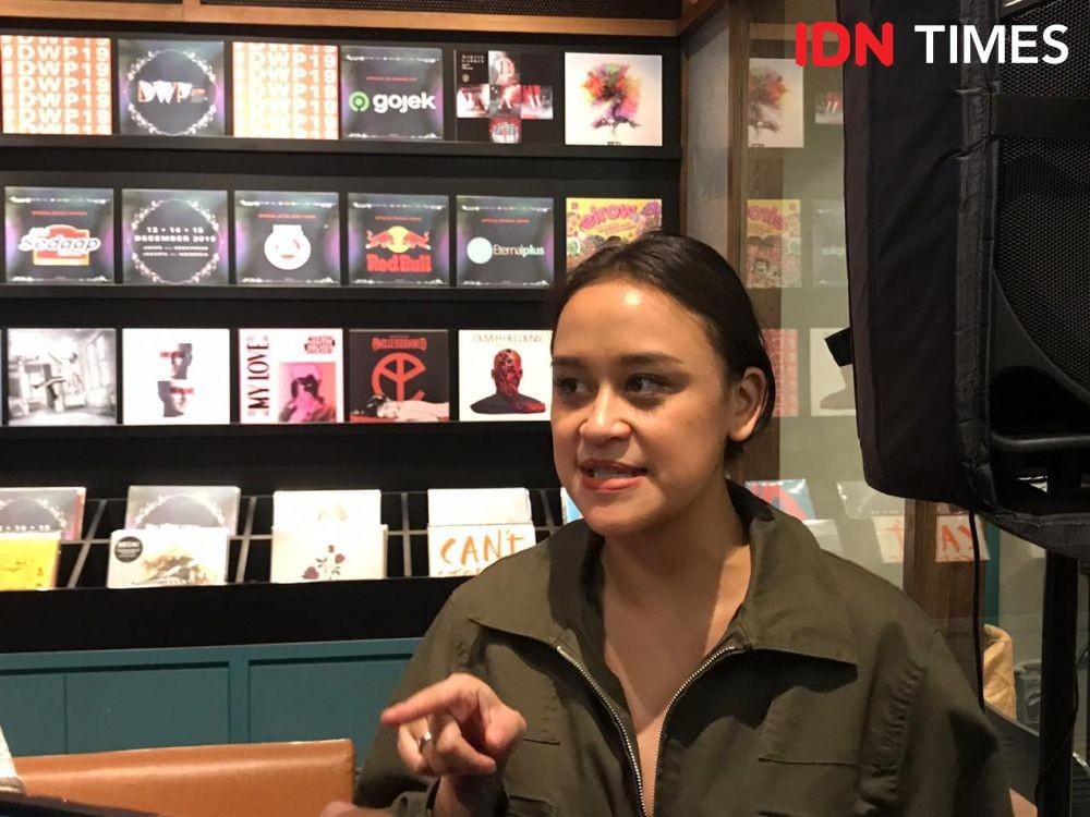 Sarah Deshita selaku Brand Manager Ismaya Live dalam Press Conference DWP 2019 di Jakarta. 15 November 2019. IDN Times/Nadia Umara