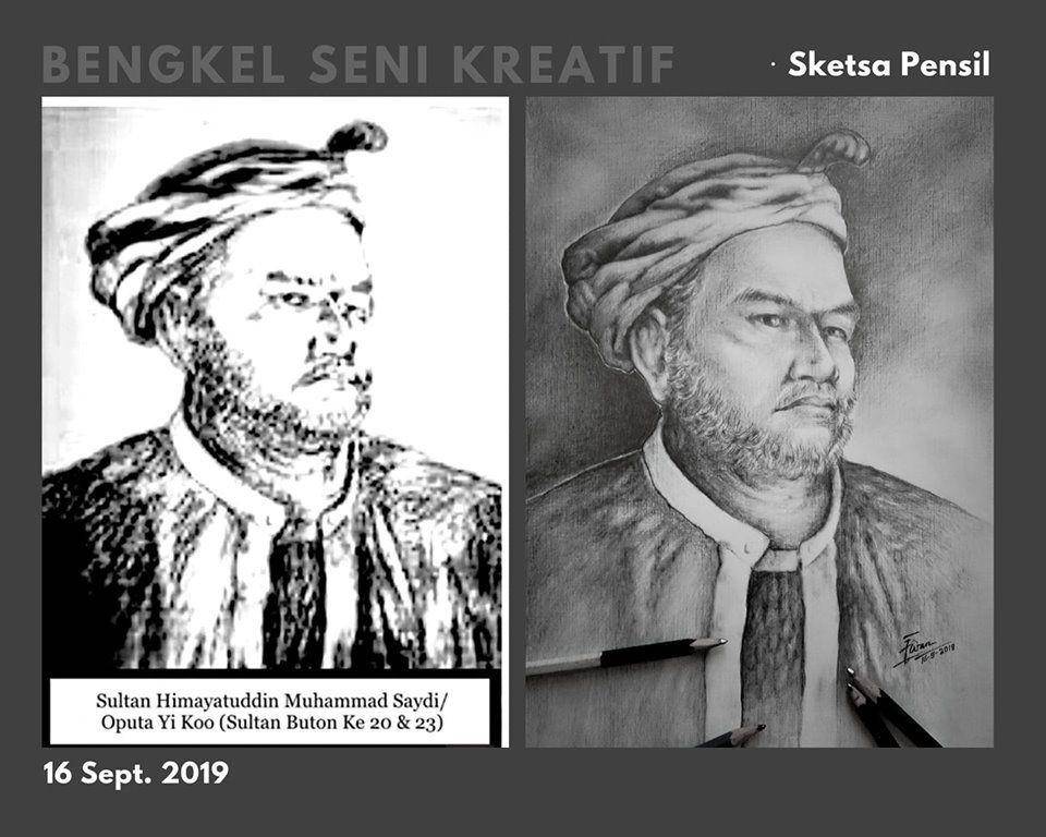 Dok. Istimewa (Sketsa oleh La Ode Muhammad Ishaq - Bengkel Seni Kreatif Baubau)
