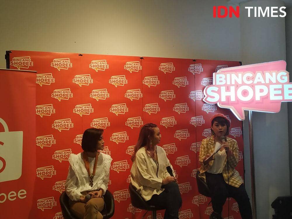 Bincang Shopee Di balik Kekuatan Keluarga. 16 November 2019. IDN Times/Klara Livia