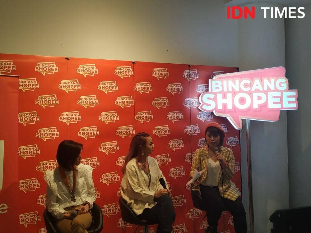 Bincang Shopee Di balik Kekuatan Keluarga. 16 November 2019. IDN Times/Klara Livia