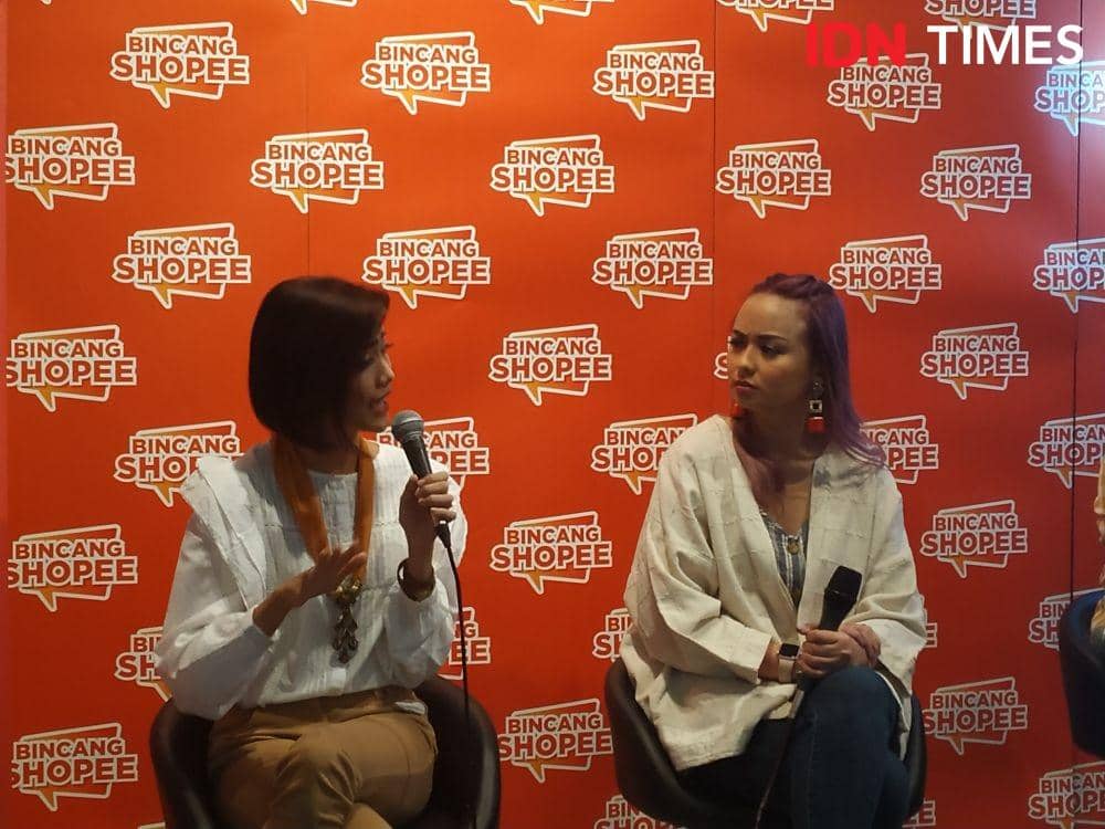 Bincang Shopee Di balik Kekuatan Keluarga. 16 November 2019. IDN Times/Klara Livia