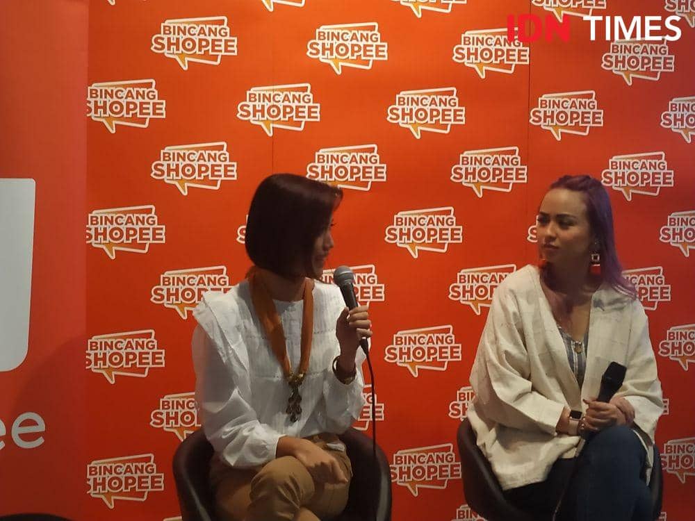 Bincang Shopee Di balik Kekuatan Keluarga. 16 November 2019. IDN Times/Klara Livia