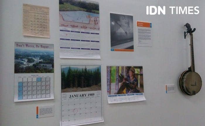 Kisah pemusik jazz Januari Christy ikut dimasukkan dalam Messom Jazz, musium mini di Ngayogjazz 2019, 16 November 2019. IDN Times/Pito Agustin Rudiana