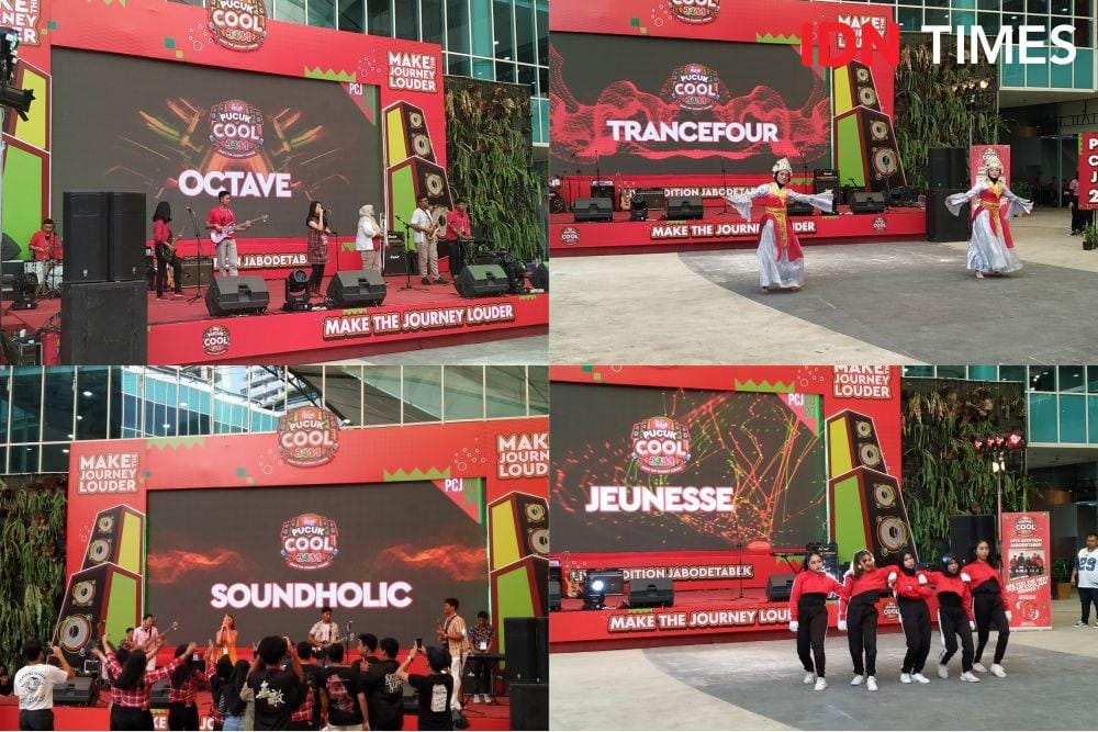 Beberapa peserta dari Jabodetabek tampil dalam acara audisi live performance Road to Pucuk Cool Jam 2020 Atrium One Belpark Mall, Jakarta Selatan, pada 16 November 2019. IDN Times/Nadia Umara