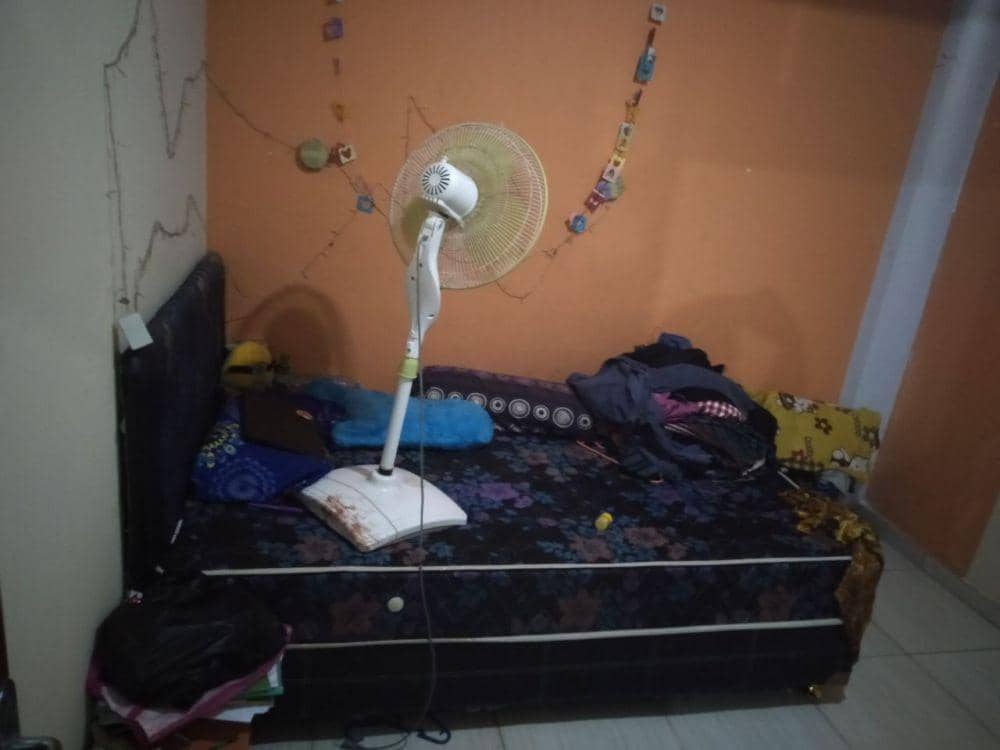 Kamar lokasi dimana mayat perempuan ditemukan / Istimewa