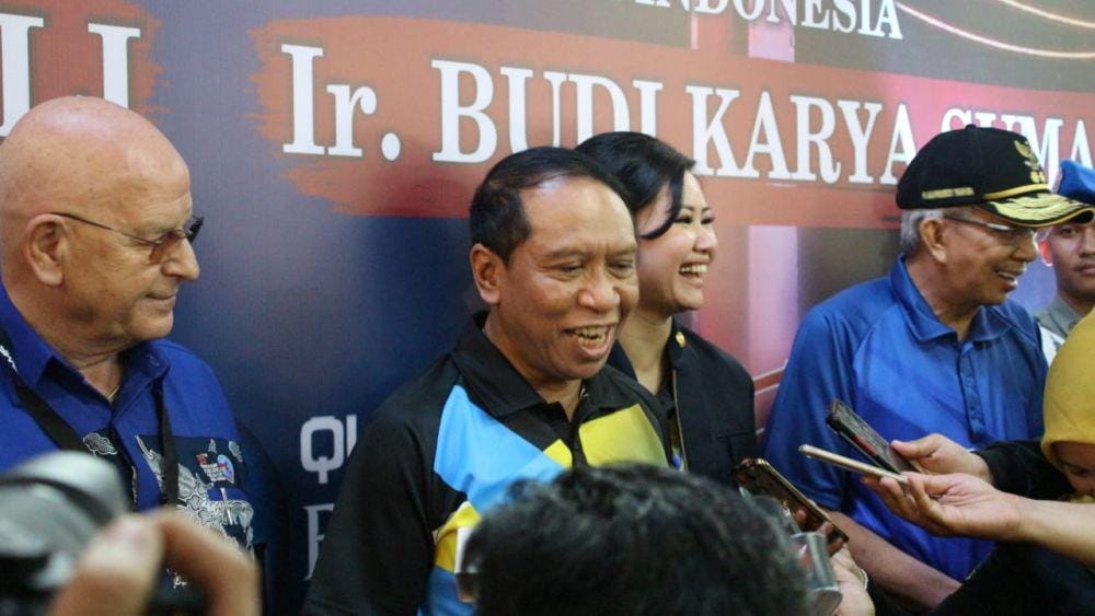 Menpora Zainudin Amali saat membuka Bowling World Cup (BWC) 2019 55th Qubica AMF, di Palembang/IDN Times/istimewa