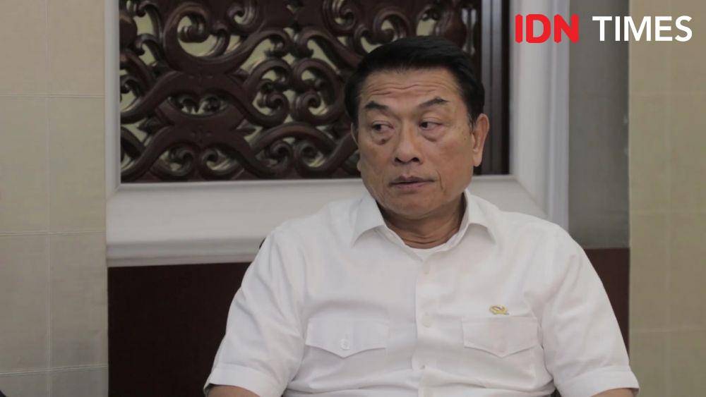 Kepala Staf Kepresidenan Moeldoko saat melakukan wawancara khusus bersama IDN Times, Rabu 6 November 2019 (IDN Times/Panji Galih Aksoro)