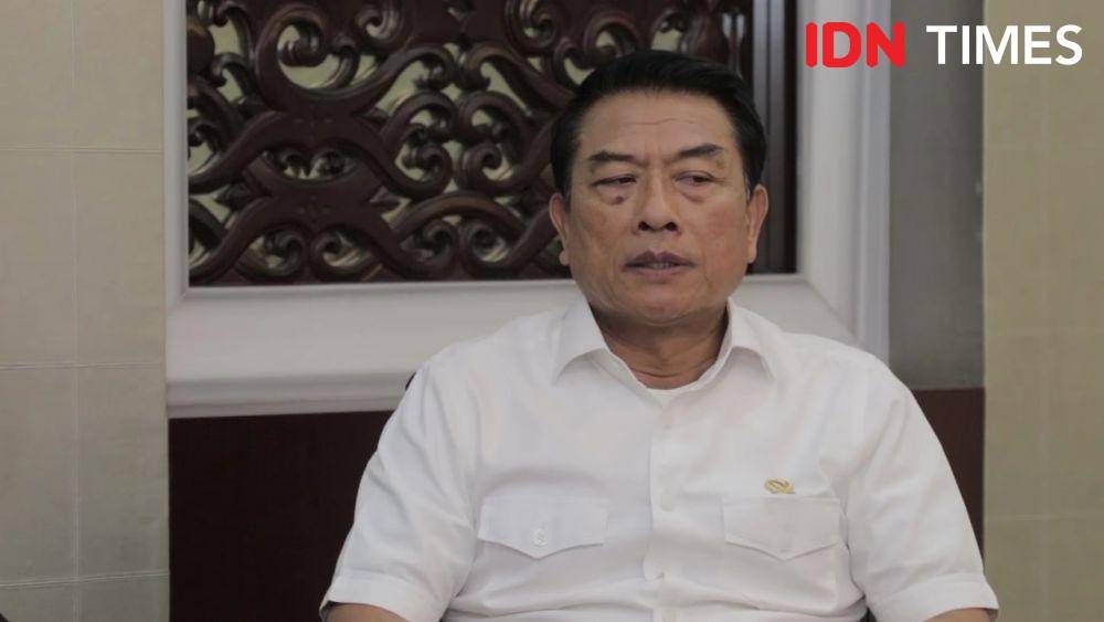 Kepala Staf Kepresidenan Moeldoko saat melakukan wawancara khusus bersama IDN Times, Rabu 6 November 2019 (IDN Times/Panji Galih Aksoro)