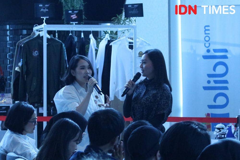 Perwakilan fashion brand dari Cotton Ink. 18 November 2019. IDN Times/Yolanda Vania