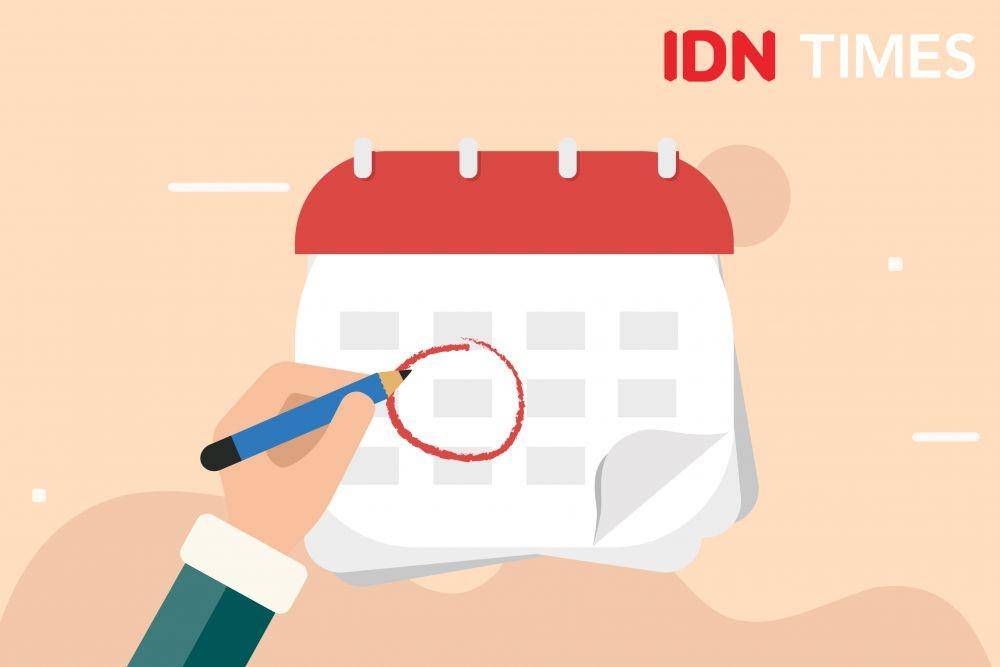 Ilustrasi Tanggal Waktu (Kalender) (IDN Times/Arief Rahmat)