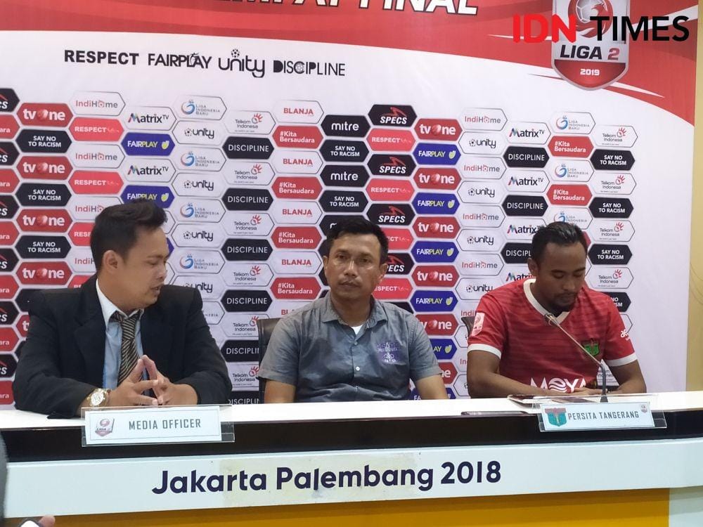 vs Persita 1-2 di Stadion GSJ Palembang (IDN Times/Feny Maulia Agustin)