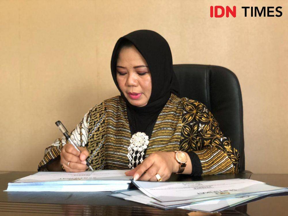 anggota DPD RI Provinsi Sumsel, Arniza Nilawati (IDN Times/Rangga Erfizal)