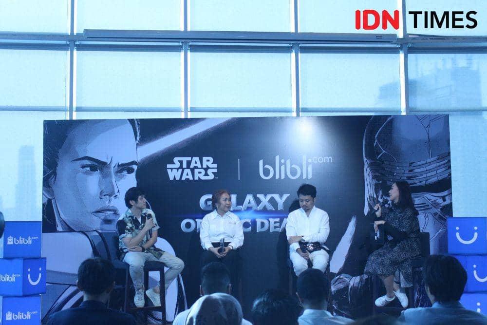Press Conference peluncuran koleksi Blibli.com X Starwars. 18 November 2019. IDN Times/Yolanda Vania