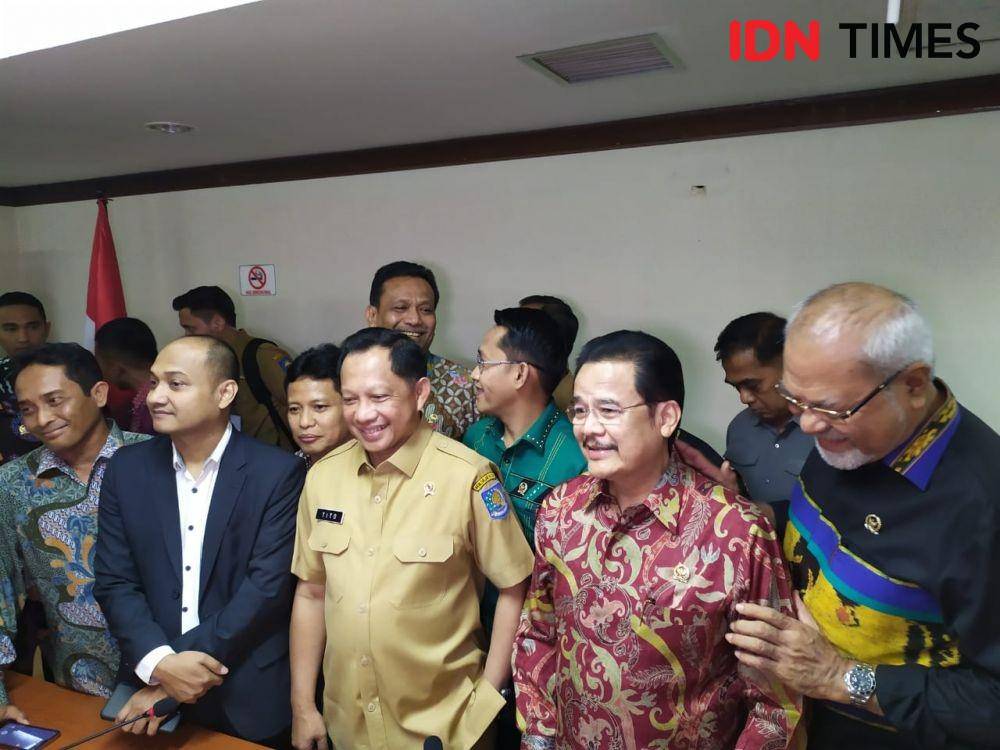 (Menteri Dalam Negeri Tito Karnavian [tengah]) IDN Times/Aldzah Fatimah Aditya