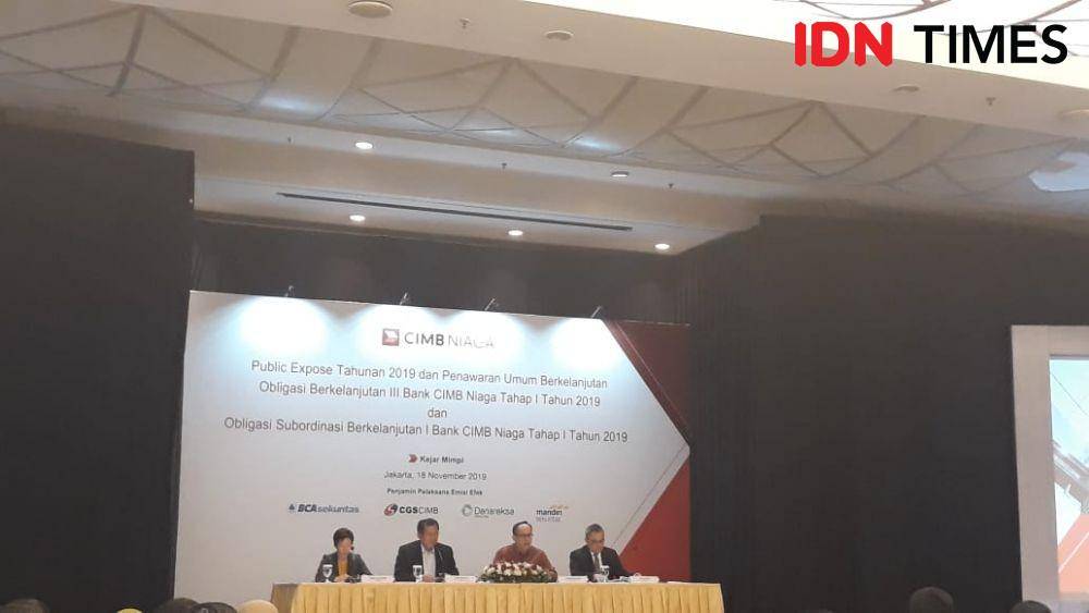 Public Expose Bank CIMB Niaga (IDN Times/Indiana Malia)