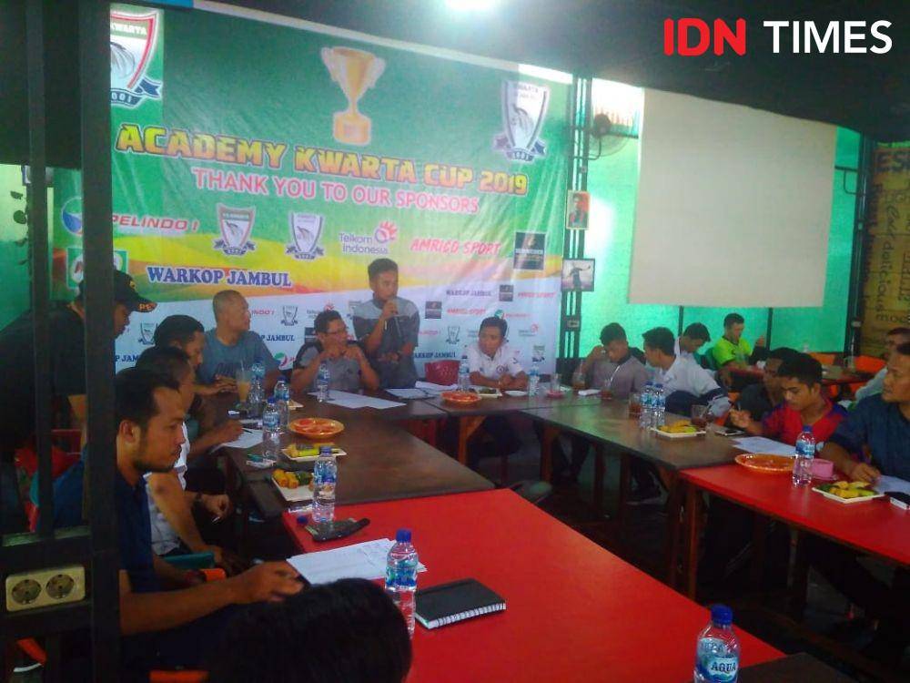 Suasana technical meeting Academy Kwarta Cup (IDN Times/Doni Hermawan)