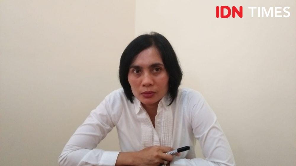 Kasubdit V Cyber Crime Ditreskrimsus Polda Bali, AKBP Gusti Ayu Putu Suinaci. (IDN Times/Muhammad Khadafi)