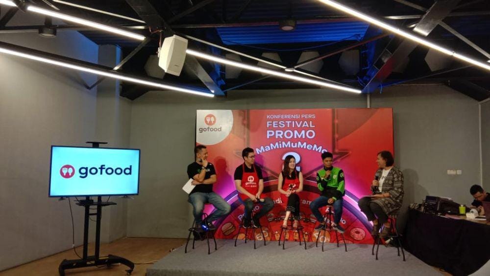 Manajemen Gojek memperkenalkan festival kuliner terbesar (IDN Times/Indah Permata Sari)