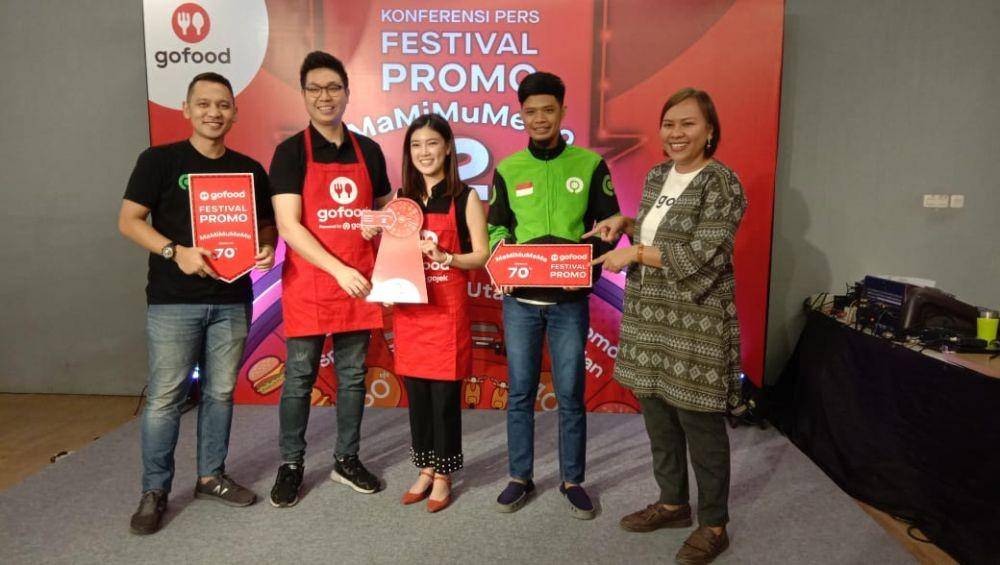 Manajemen Gojek memperkenalkan festival kuliner terbesar (IDN Times/Indah Permata Sari)