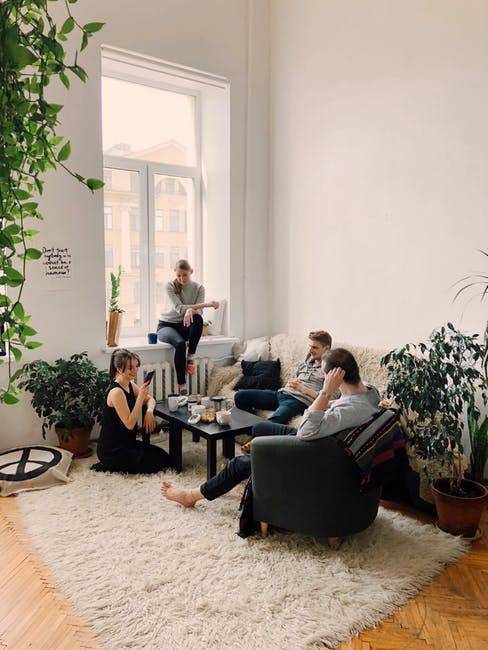 At home with Friends