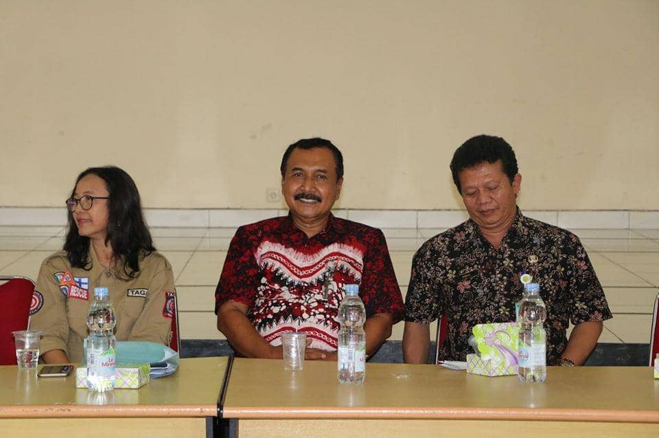 Sulistyo Admojo (tengah). Facebook/ Tagana Bantul