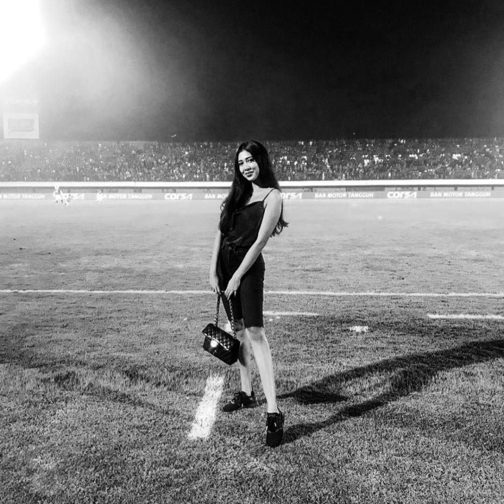 Almarhumah istri Ilija Spasojevic, Lelhy Arief. Twitter/@Bali_Football