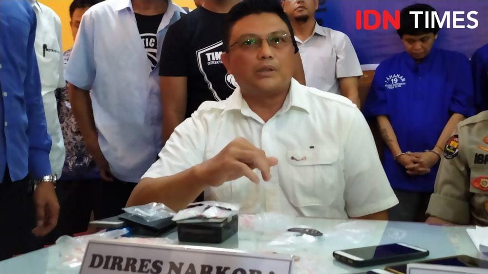 Direktur Direktorat Reserse Narkoba Polda Sulse Kombes Pol Hermawan / Sahrul Ramadan