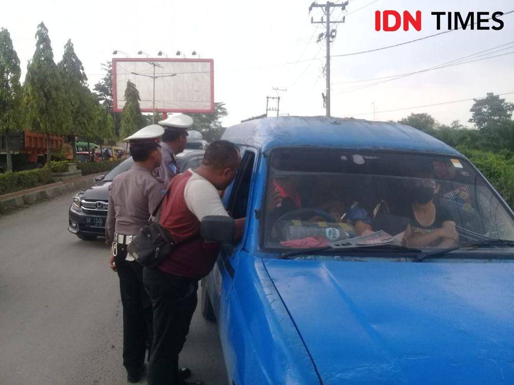 Polres Binjai melakukan razia untuk mewaspadai adanya teroris