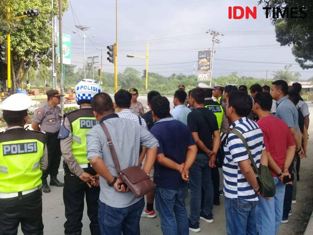 Polres Binjai melakukan razia untuk mewaspadai adanya teroris