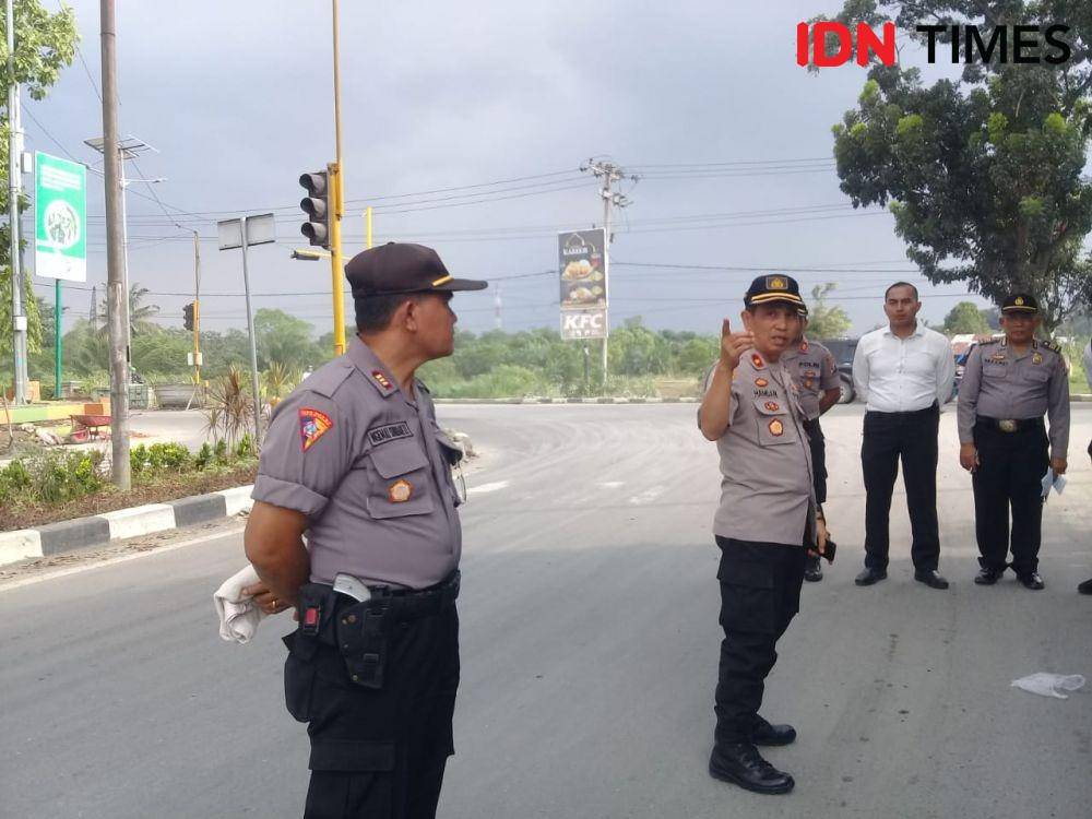 Polres Binjai melakukan razia untuk mewaspadai adanya teroris
