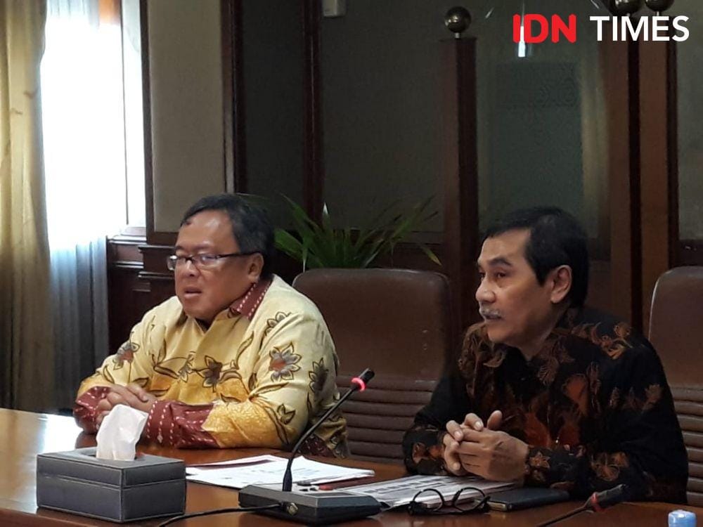 Menteri Riset dan Teknologi/Kepala Badan Riset dan Inovasi Nasional (Menristek/BRIN) Bambang PS Brodjonegoro dalam evaluasi hasil klasterisasi perguruan tinggi di Gedung BPPT II Pada Selasa (19/11) (IDN Times/Margith Juita Damanik)