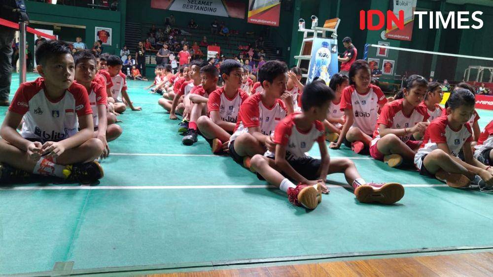 Audisi Umum Djarum Beasiswa Bulutangkis 2019 di Kudus (IDN Times/Shemi)