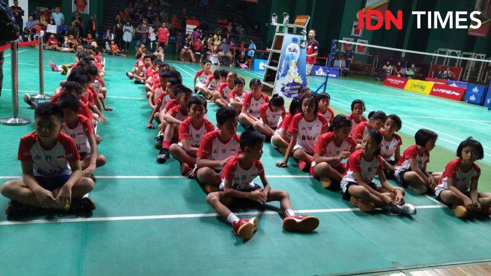 Audisi Umum Djarum Beasiswa Bulutangkis 2019 di Kudus (IDN Times/Shemi)