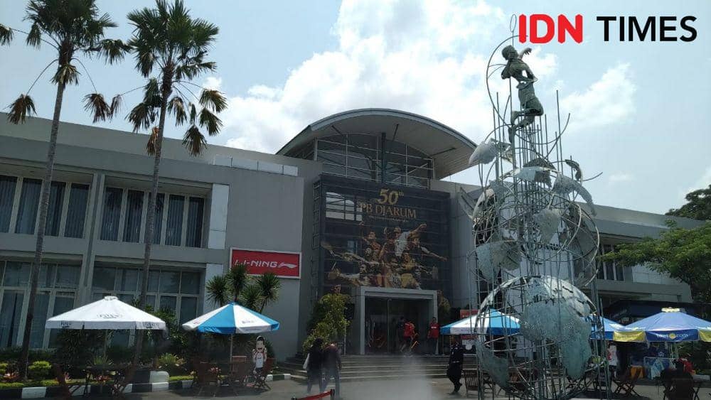Tampak depan GOR Kudus PB Djarum, Jawa Tengah (IDN Times/Shemi)