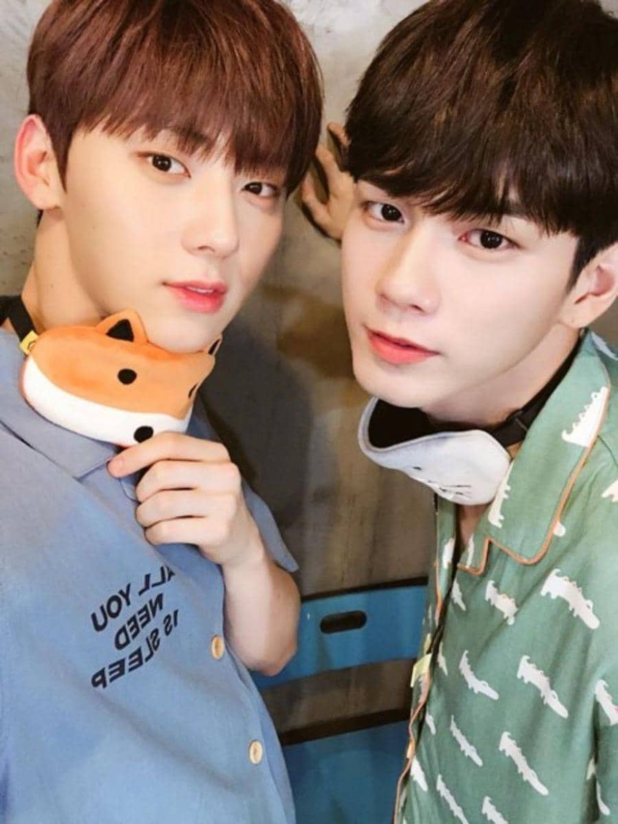 11 Potret Bromance Ong Seongwu dan Hwang Minhyun NU'EST