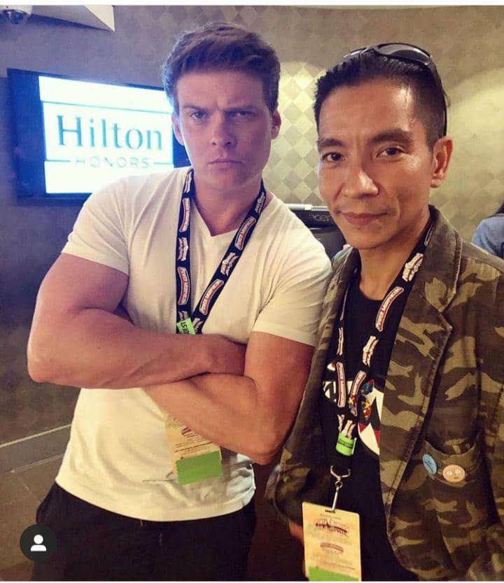 Adam dan Jorgito Vargas berperan sebagai kakak dan adik di serial Power Rangers Ninja Strom