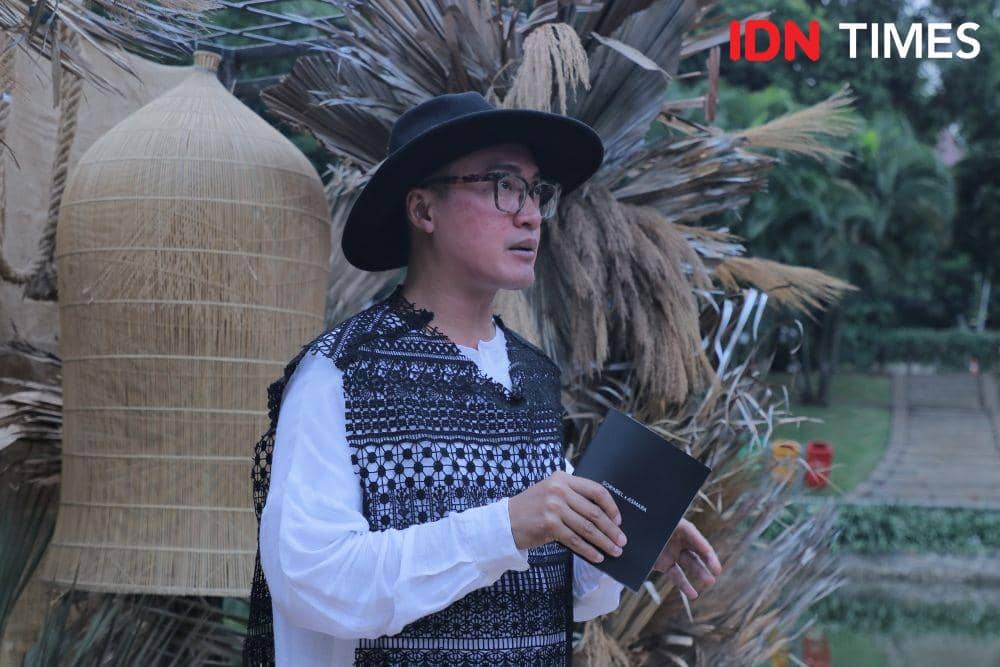 Presscon Koleksi Asmara. 20 November 2019. IDN Times/Geralda Talitha