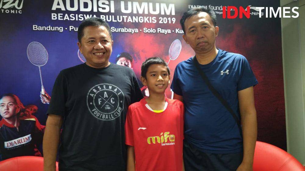 Peserta Audisi Umum Beasiswa Bulu Tangkis Djarum Indonesia