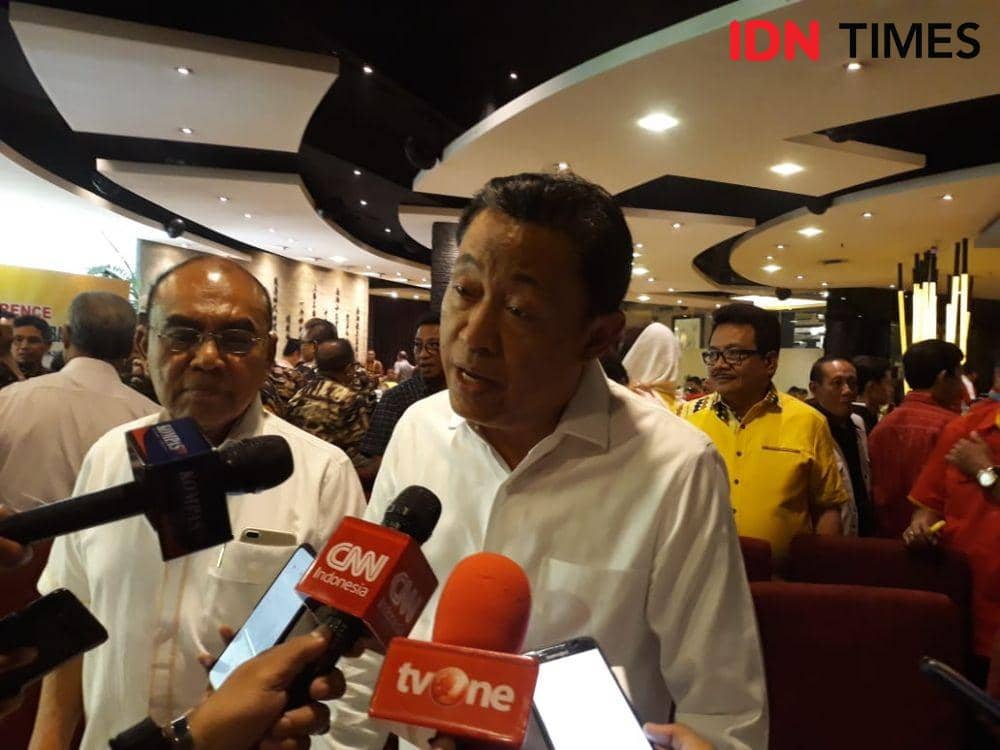 (Jubir Bambang Soesatyo, Ahmadi Noor Supit) IDN Times/Fitang Budhi Adhitia