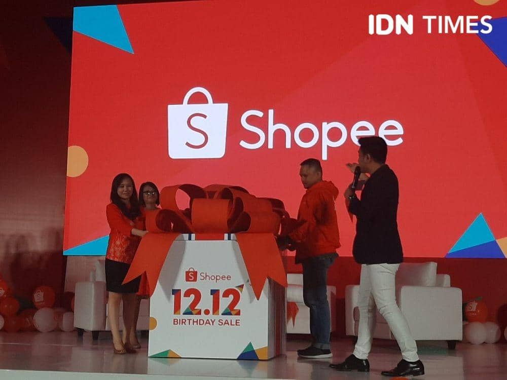 Media Gathering  Shopee 12.12 Birthday Sale. 20 November 2019. IDN Times/Klara Livia